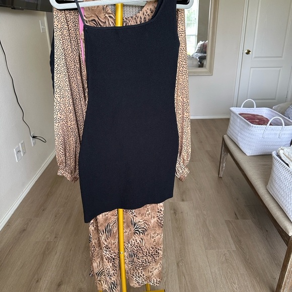 Aritzia Black One-Shoulder Bodycon Dress - Picture 3 of 6